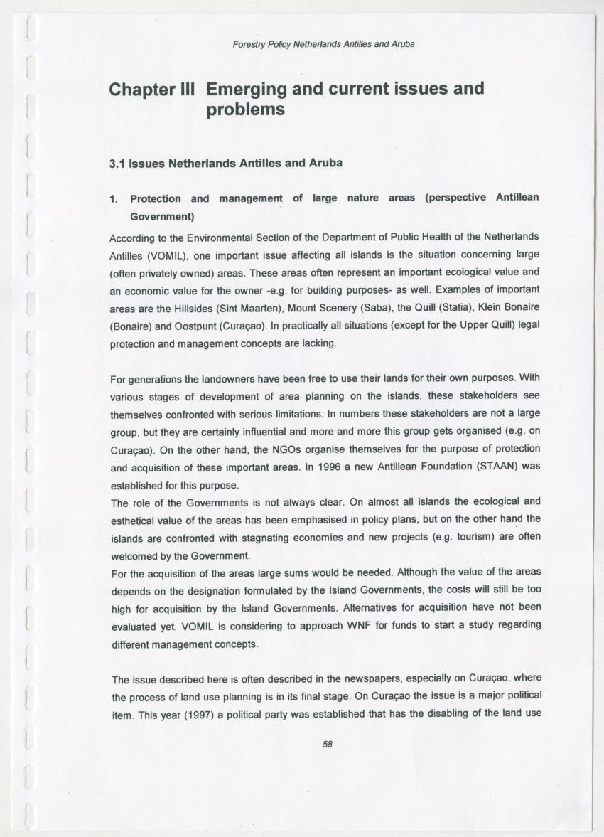 Z-Forestry Policies in the Netherlands Antilles and Aruba - New Page