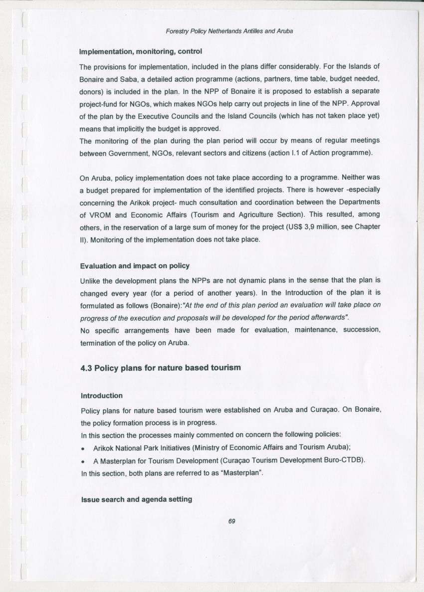 Z-Forestry Policies in the Netherlands Antilles and Aruba - New Page