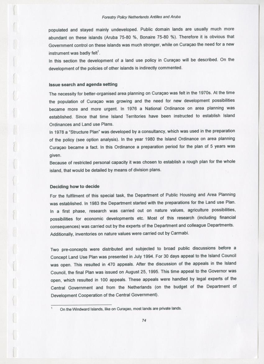 Z-Forestry Policies in the Netherlands Antilles and Aruba - New Page