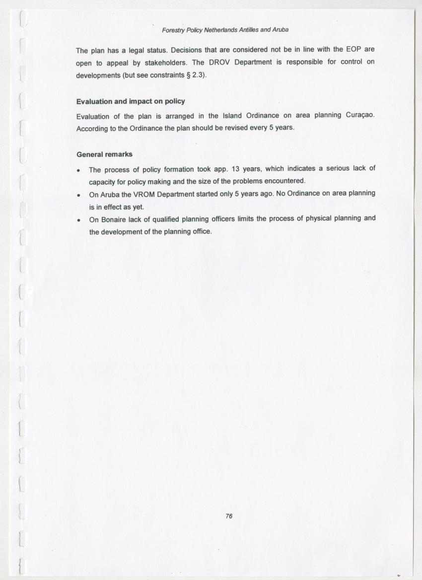 Z-Forestry Policies in the Netherlands Antilles and Aruba - New Page