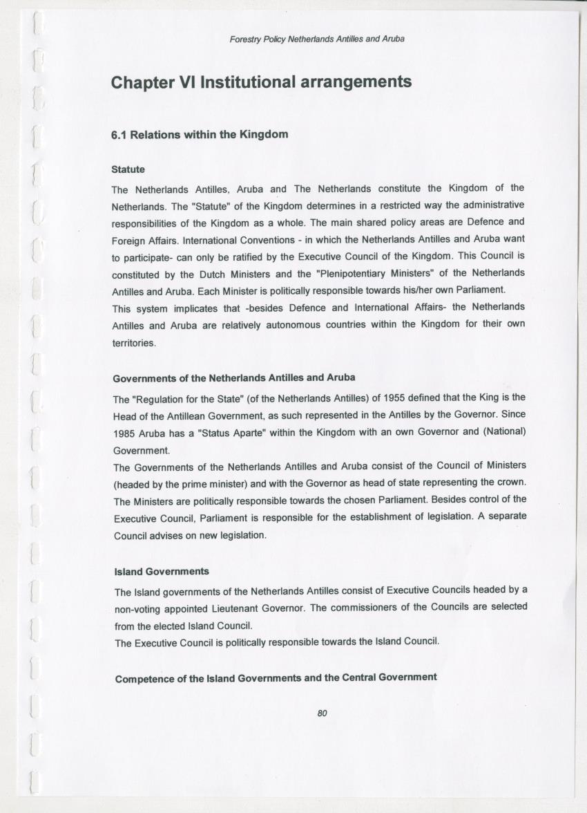 Z-Forestry Policies in the Netherlands Antilles and Aruba - New Page