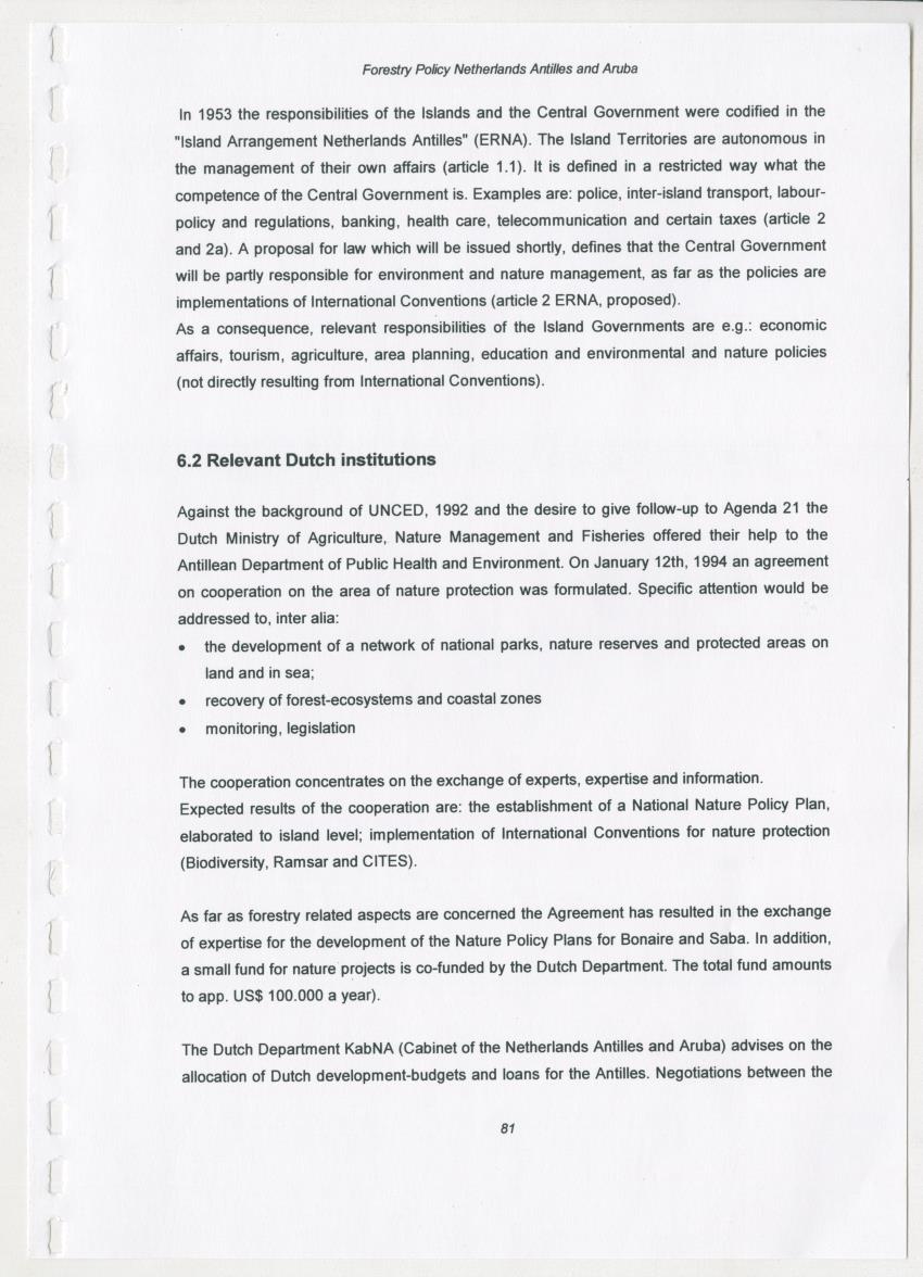 Z-Forestry Policies in the Netherlands Antilles and Aruba - New Page