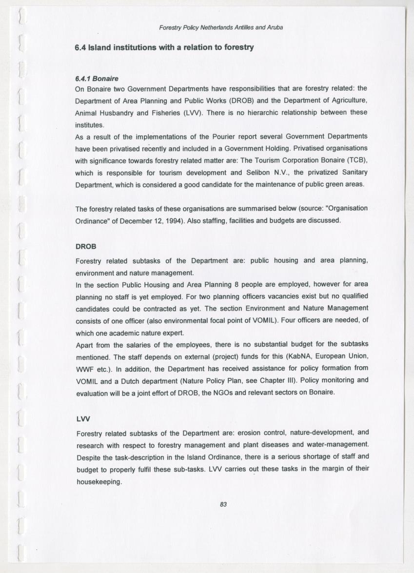 Z-Forestry Policies in the Netherlands Antilles and Aruba - New Page