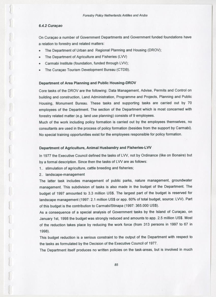 Z-Forestry Policies in the Netherlands Antilles and Aruba - New Page