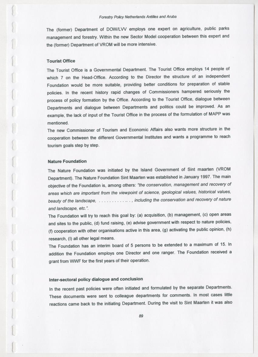 Z-Forestry Policies in the Netherlands Antilles and Aruba - New Page