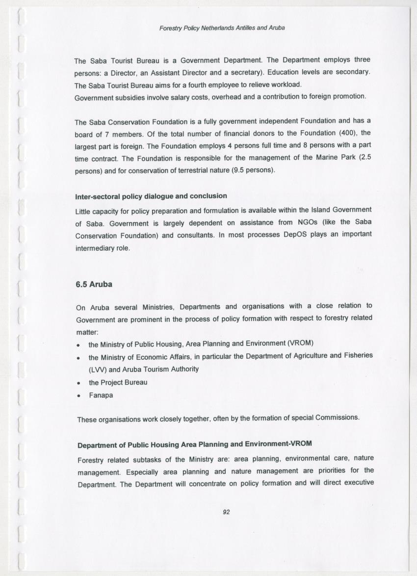Z-Forestry Policies in the Netherlands Antilles and Aruba - New Page