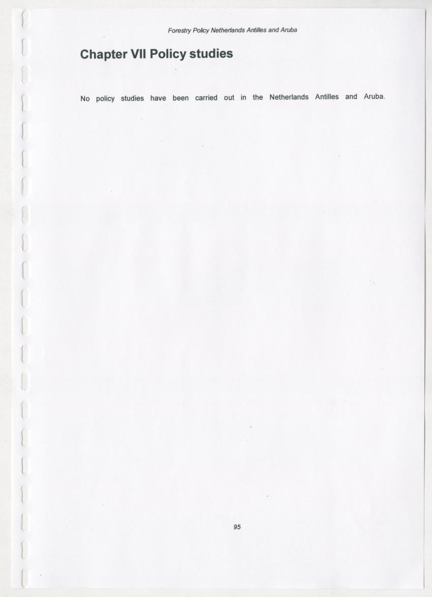 Z-Forestry Policies in the Netherlands Antilles and Aruba - New Page