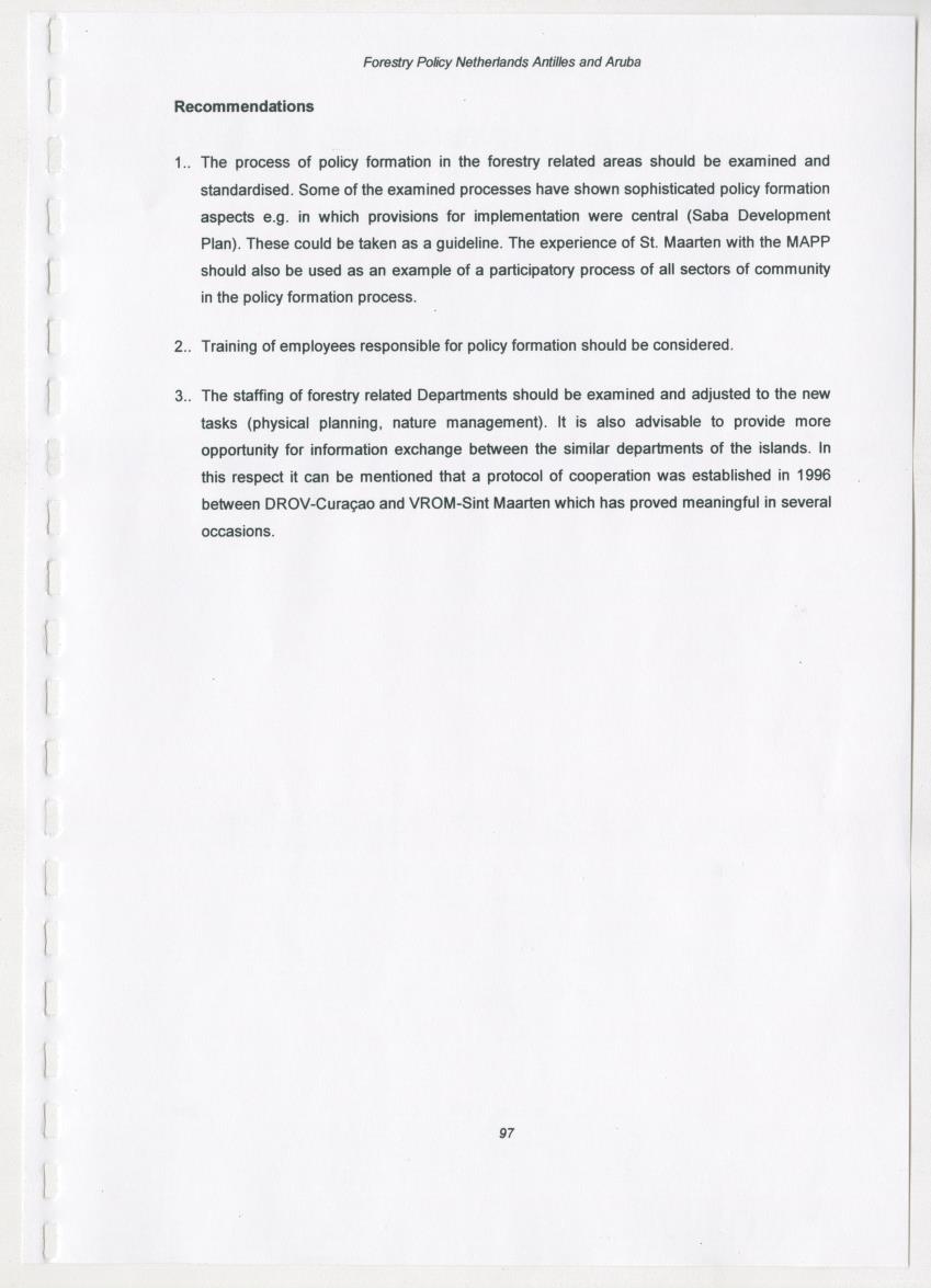 Z-Forestry Policies in the Netherlands Antilles and Aruba - New Page