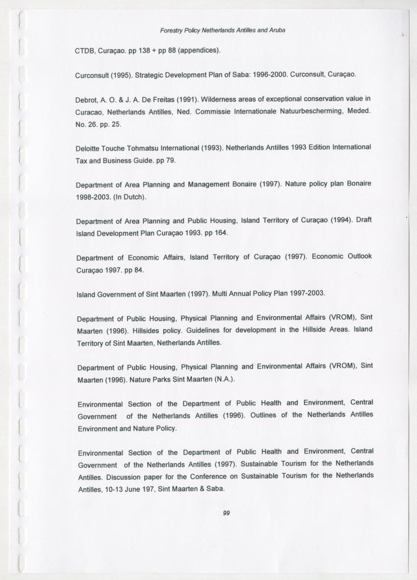 Z-Forestry Policies in the Netherlands Antilles and Aruba - New Page