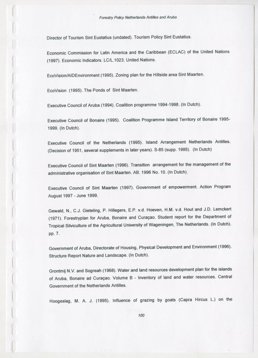 Z-Forestry Policies in the Netherlands Antilles and Aruba - New Page