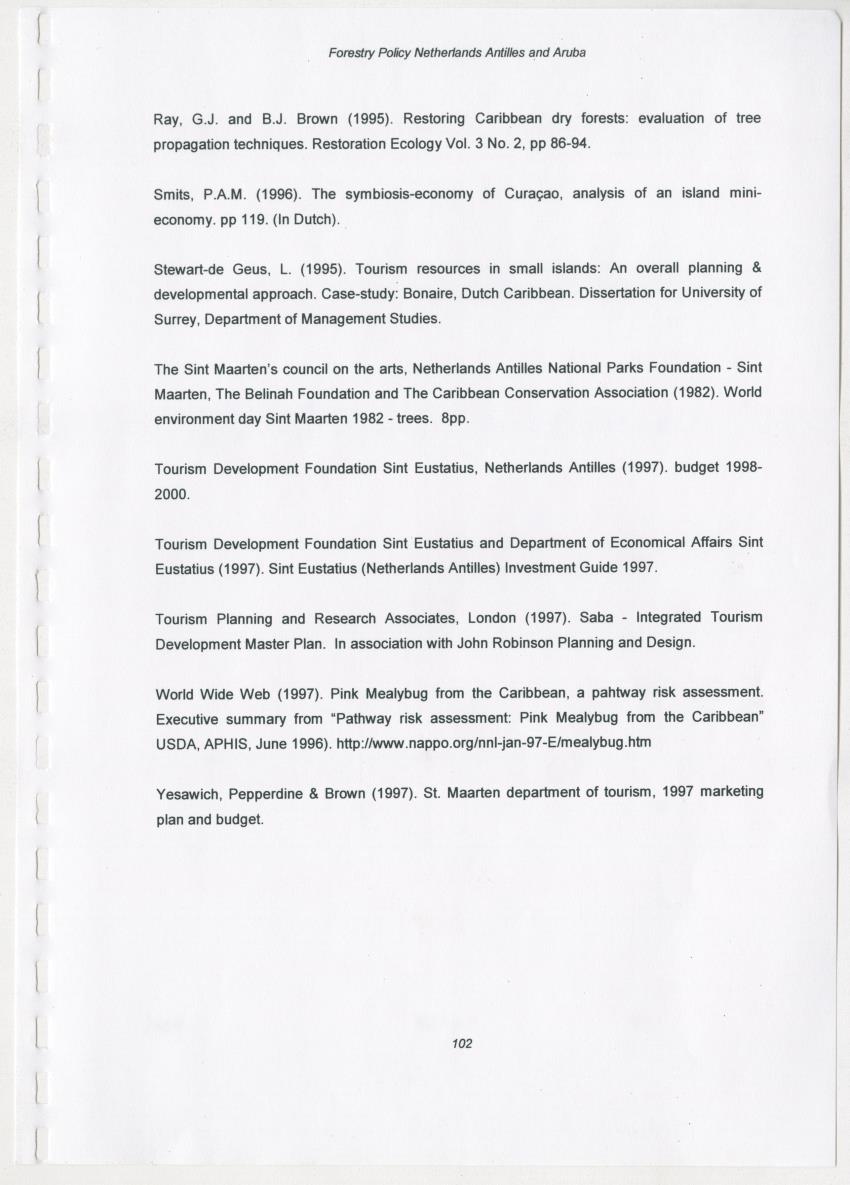 Z-Forestry Policies in the Netherlands Antilles and Aruba - New Page