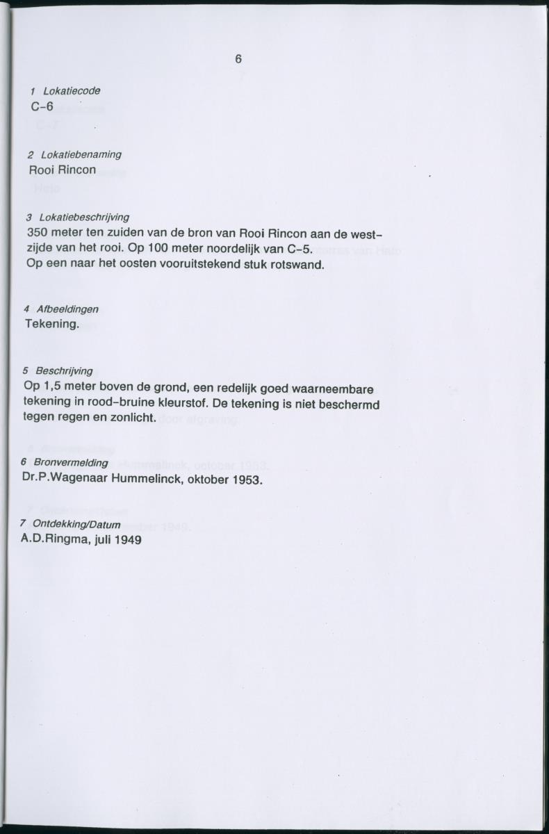 Inventarisatielijst Rotskunst Curacao - New Page