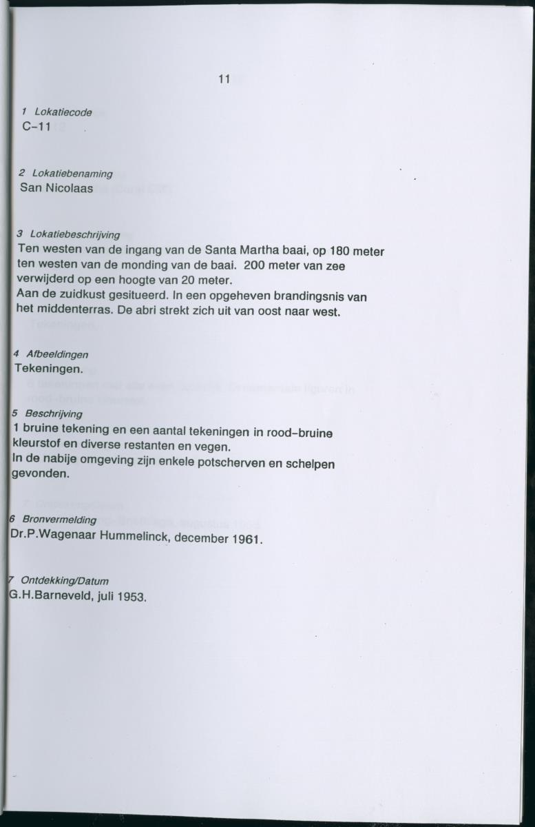 Inventarisatielijst Rotskunst Curacao - New Page