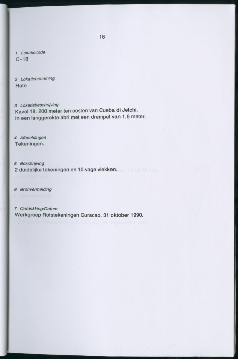 Inventarisatielijst Rotskunst Curacao - New Page