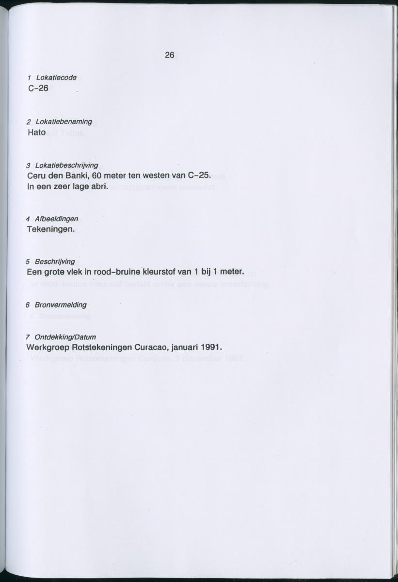 Inventarisatielijst Rotskunst Curacao - New Page