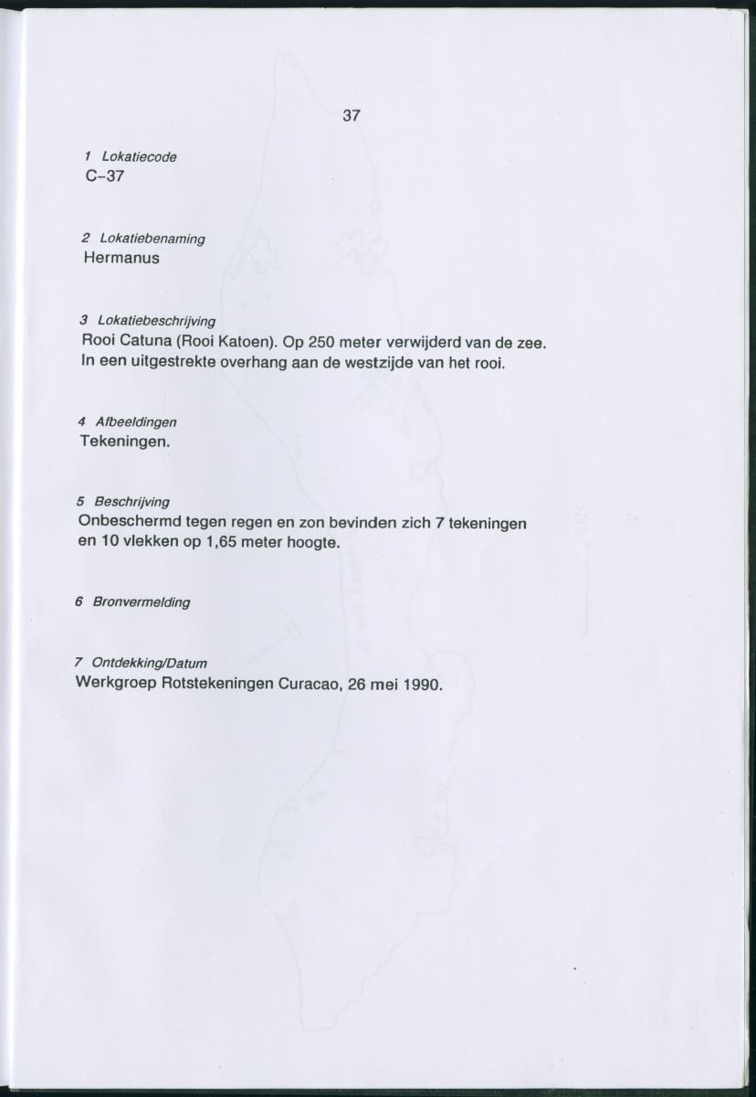 Inventarisatielijst Rotskunst Curacao - New Page