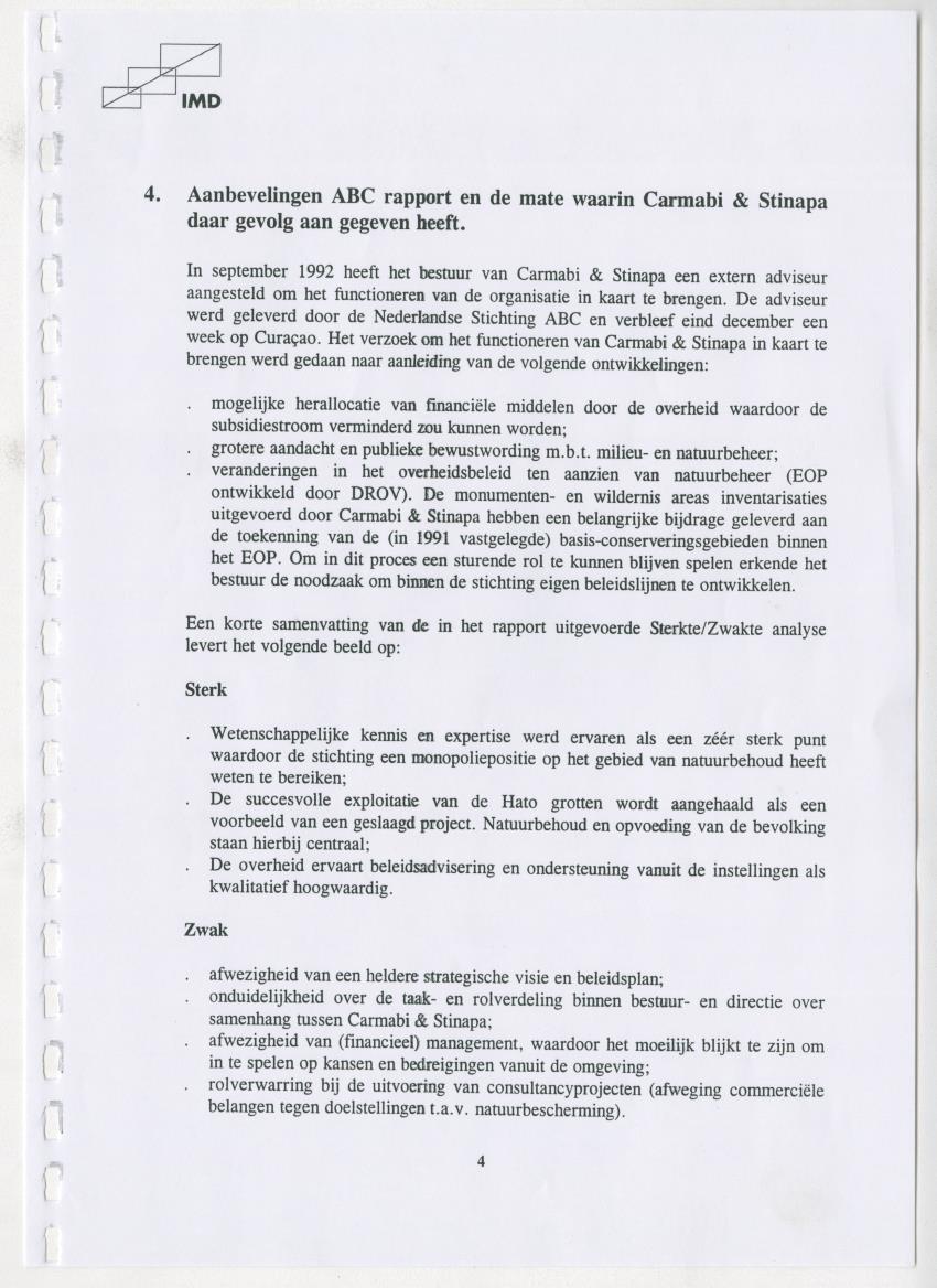 Z Carmabi & Stinapa - Een Inventory report van de mogelijkheden het profijtbeginsel toe te passen bij twee instellingen uit de categorie "B" - New Page