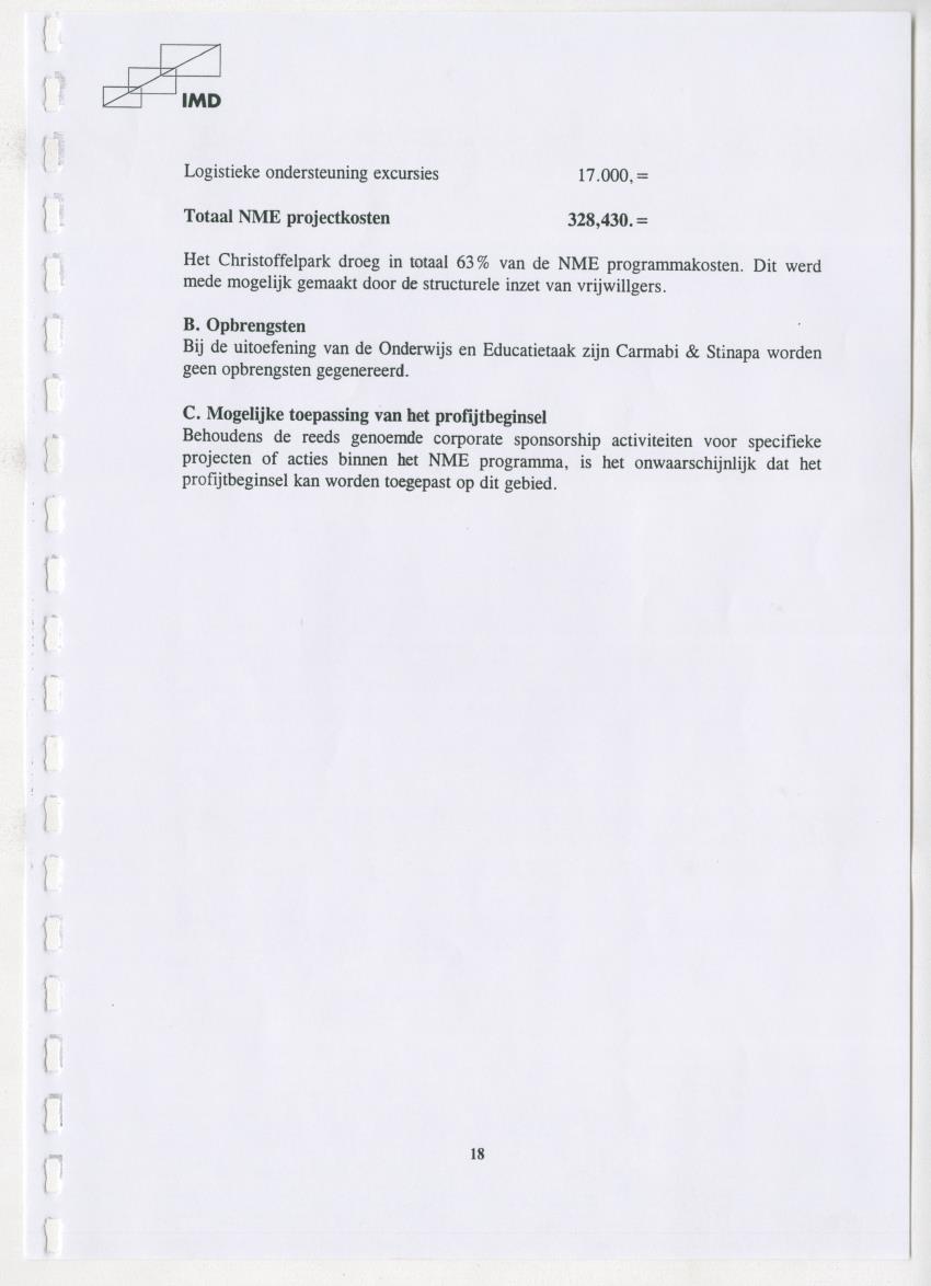 Z Carmabi & Stinapa - Een Inventory report van de mogelijkheden het profijtbeginsel toe te passen bij twee instellingen uit de categorie "B" - New Page