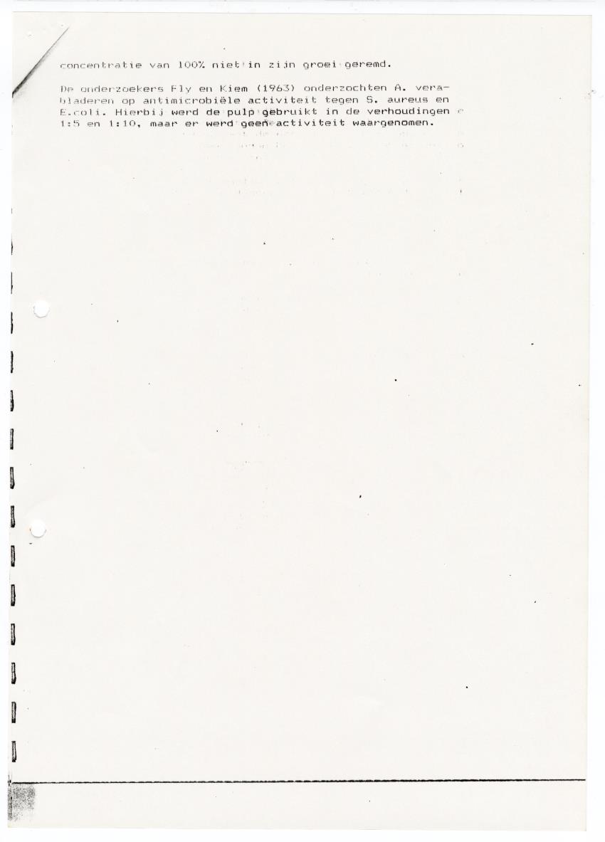 Z Onderzoek naar antimicrobiele activiteit van de Aloe vera - New Page