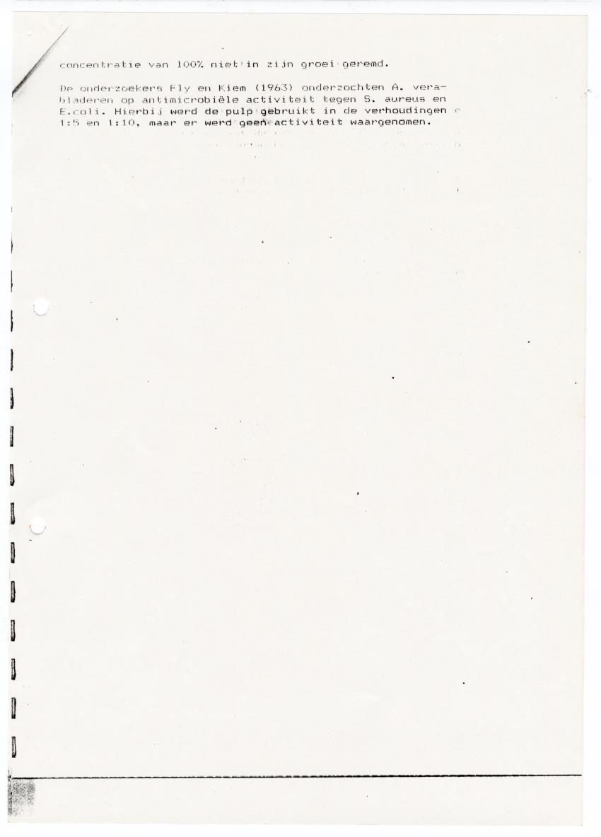 Z Onderzoek naar antimicrobiele activiteit van de Aloe vera - New Page