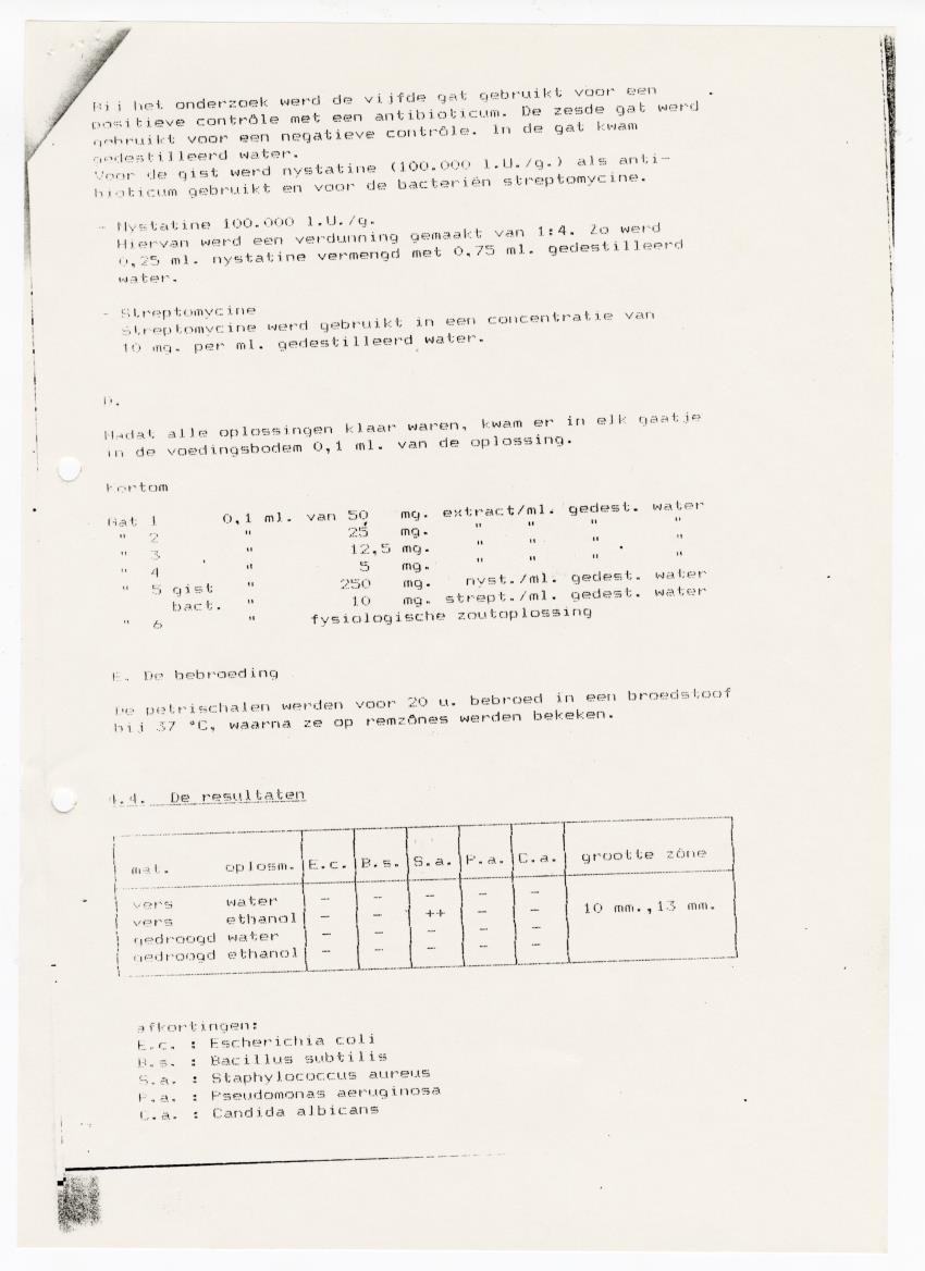 Z Onderzoek naar antimicrobiele activiteit van de Aloe vera - New Page