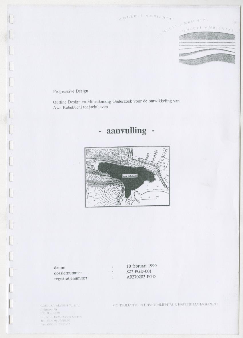 Z Outline Design en Milieukundig Onderzoek voor de ontwikkeling van Awa Kabekuchi tot jachthaven- AANVULLING - New Page