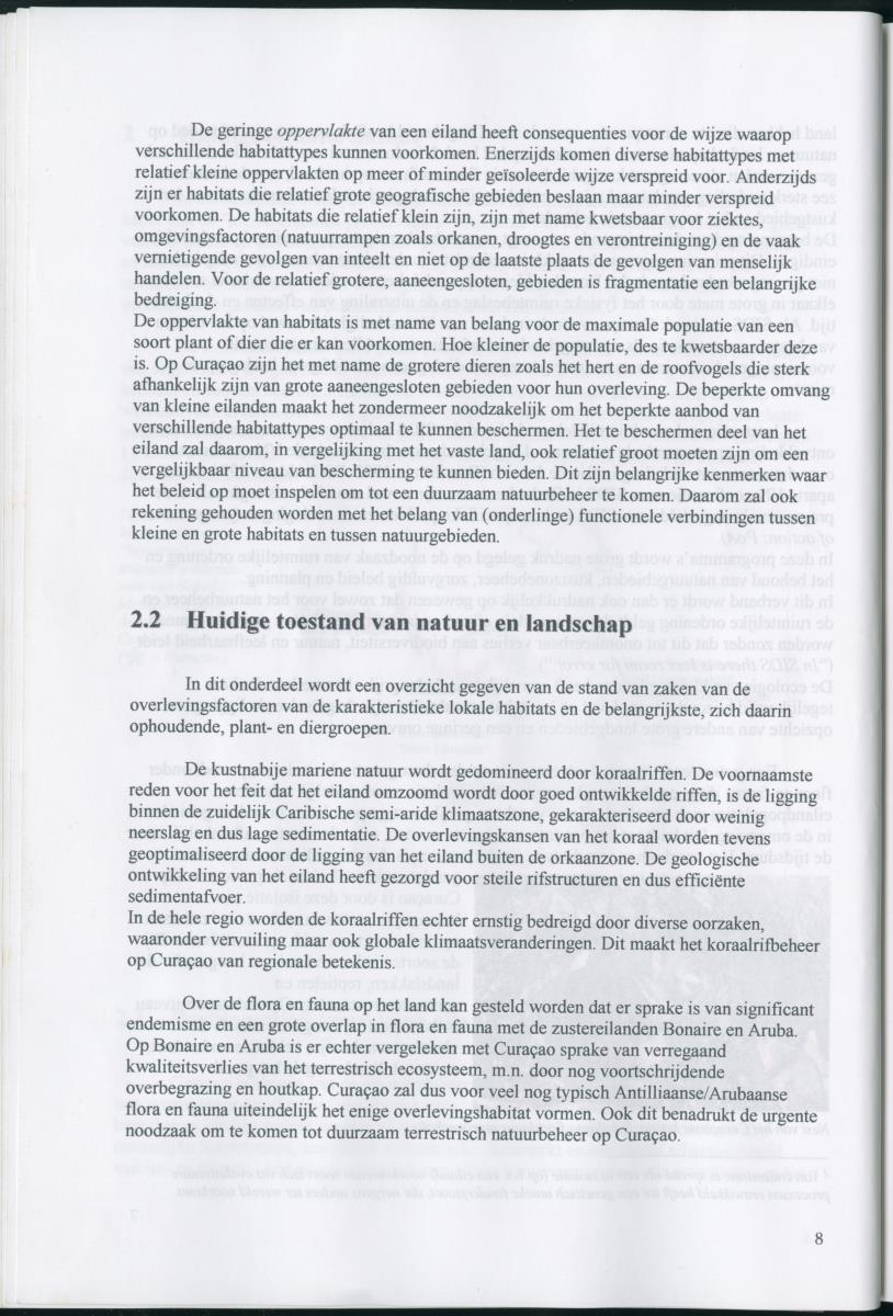 Z Concept Natuurbeleidsplan van Curacao - New Page