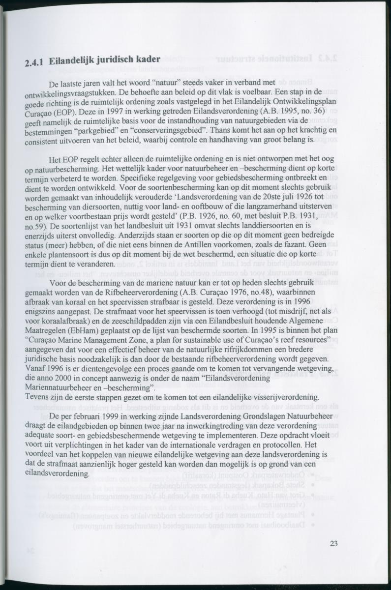 Z Concept Natuurbeleidsplan van Curacao - New Page
