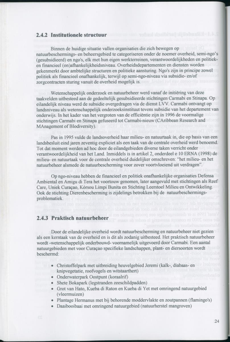 Z Concept Natuurbeleidsplan van Curacao - New Page