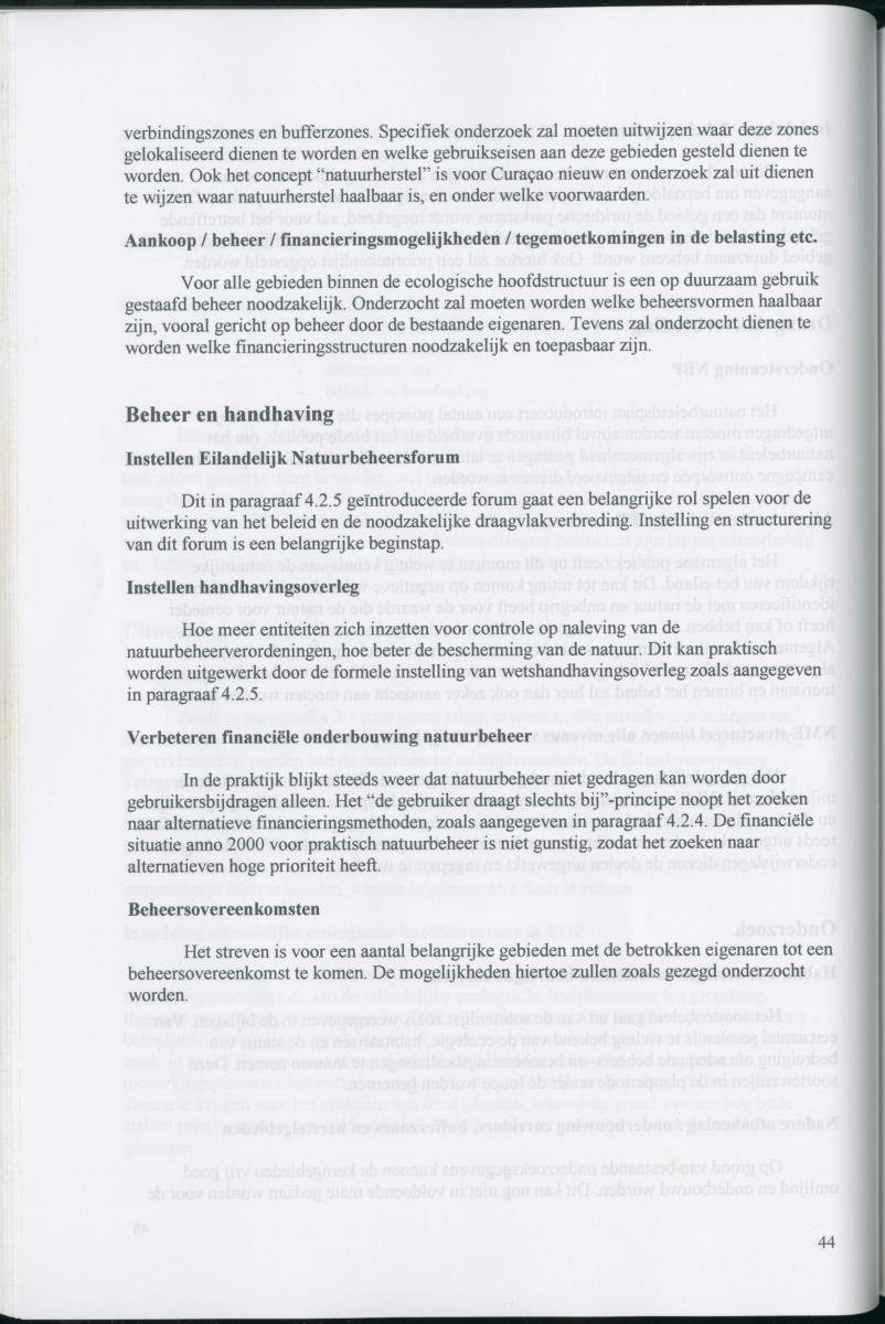 Z Concept Natuurbeleidsplan van Curacao - New Page