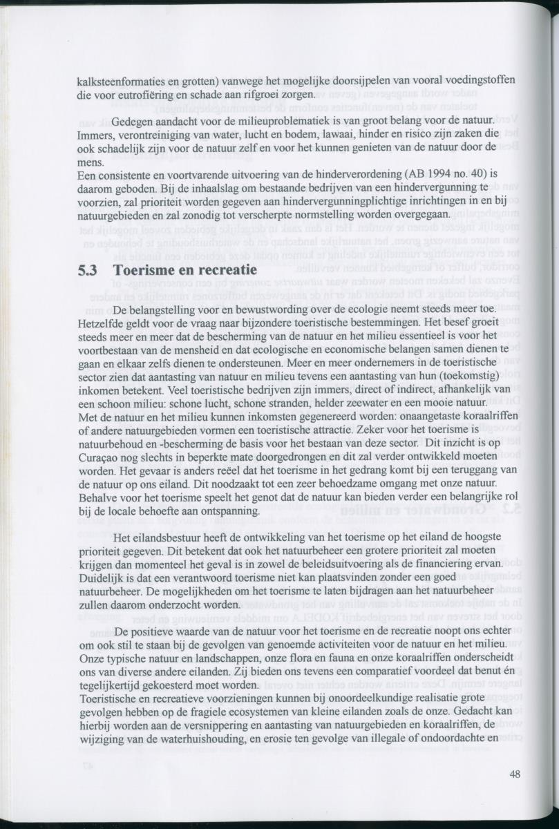 Z Concept Natuurbeleidsplan van Curacao - New Page