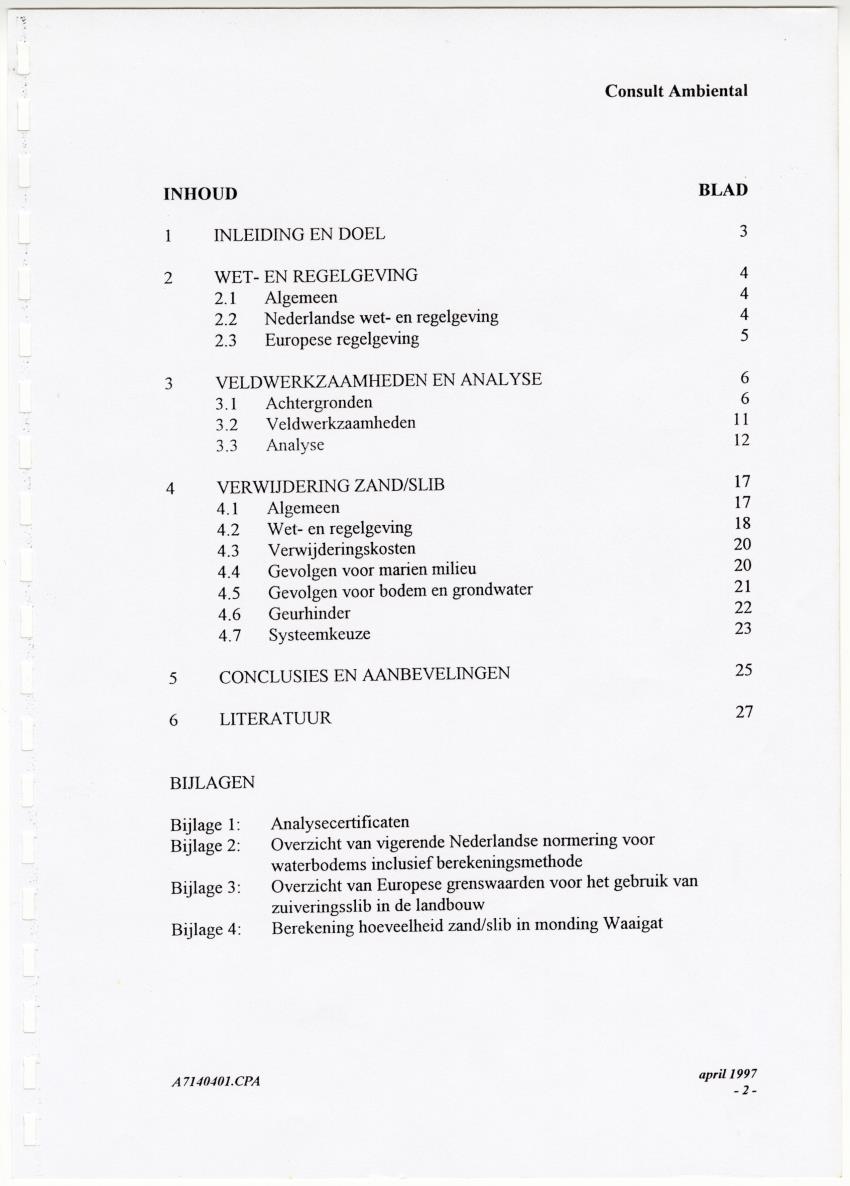 Z Curacao Ports Authority - Onderzoek slibkwaliteit monding Waaigat - New Page