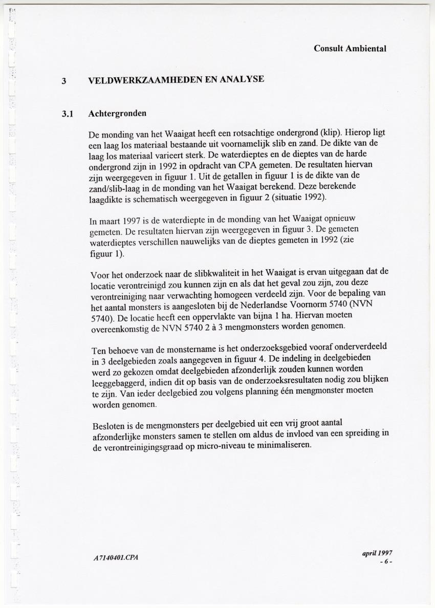 Z Curacao Ports Authority - Onderzoek slibkwaliteit monding Waaigat - New Page