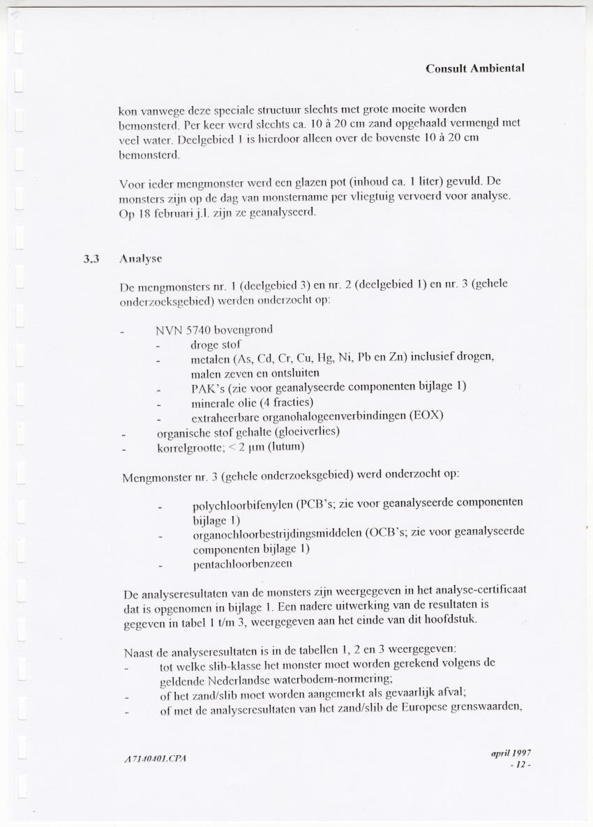 Z Curacao Ports Authority - Onderzoek slibkwaliteit monding Waaigat - New Page