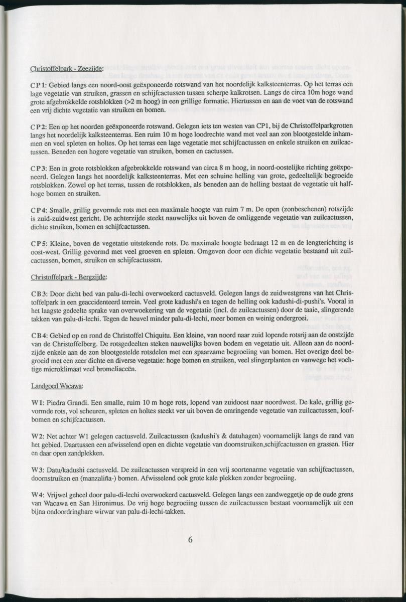 Z   Het voorkomen van de groene leguaan (Iguana iguana) in verschillende habitattypes op Curacao, Nederlandse Antllen - New Page