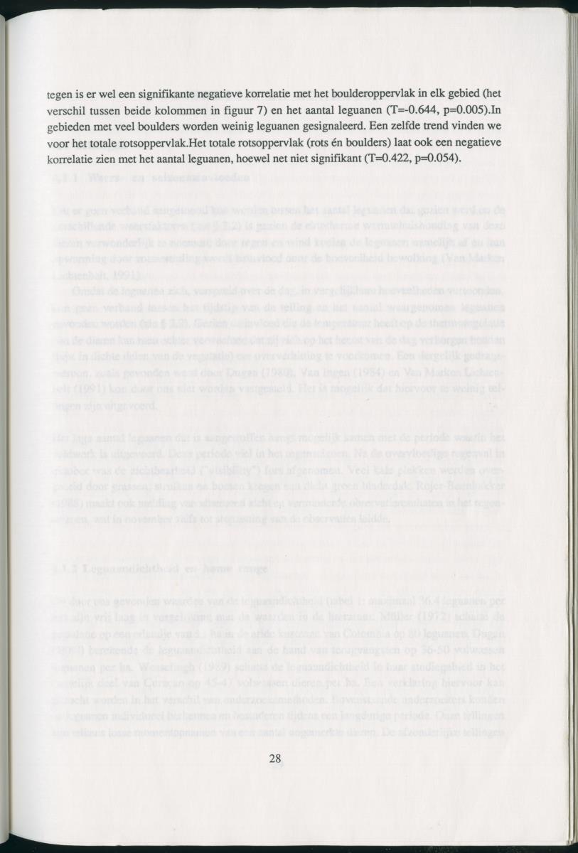 Z   Het voorkomen van de groene leguaan (Iguana iguana) in verschillende habitattypes op Curacao, Nederlandse Antllen - New Page