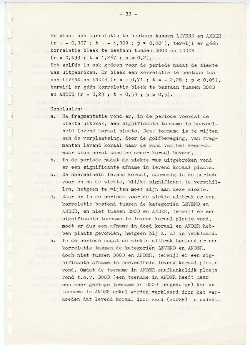 Z  Onderzoek naar de efficientie van de vegetatieve voortplanting van steenkoralen (Scleractinia) - New Page