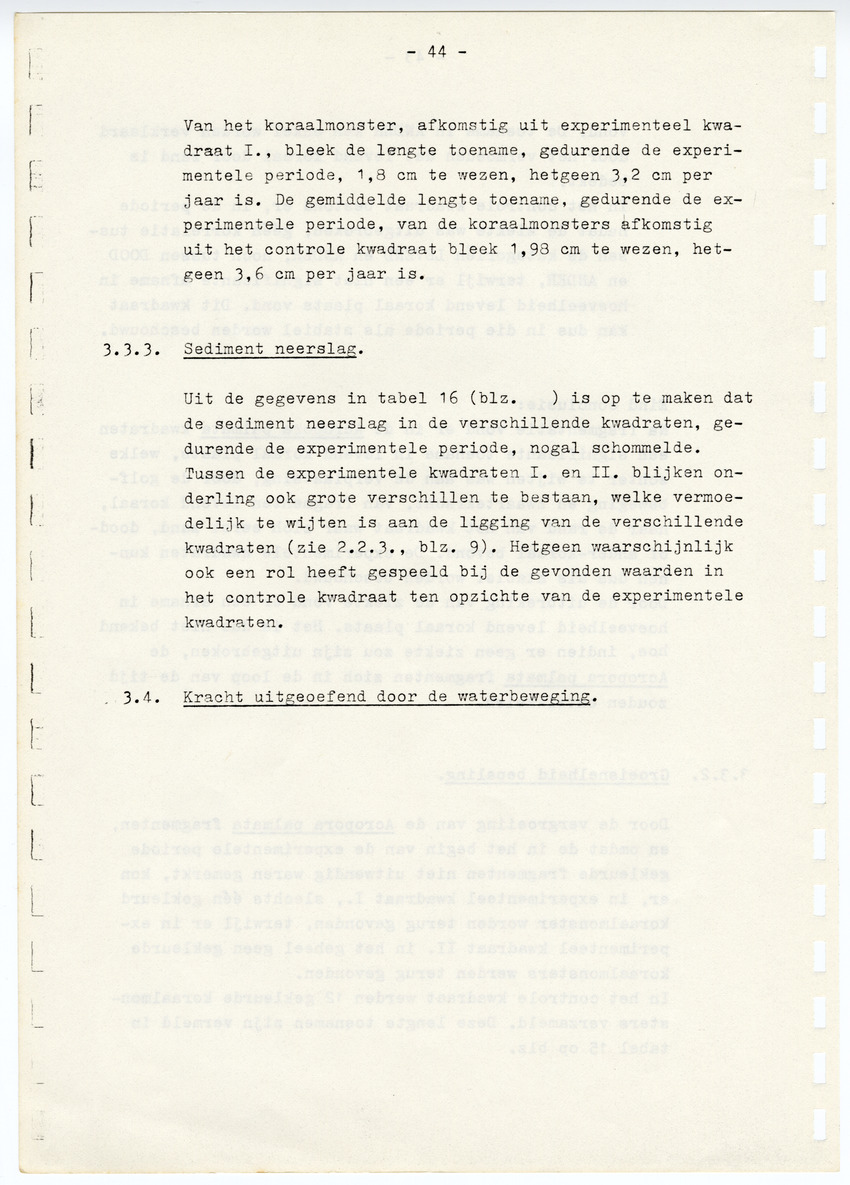 Z  Onderzoek naar de efficientie van de vegetatieve voortplanting van steenkoralen (Scleractinia) - New Page