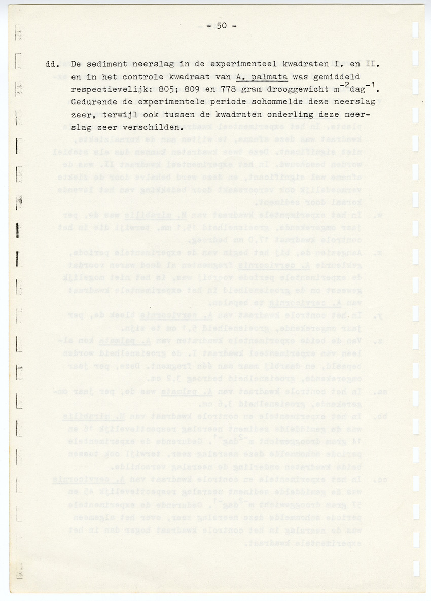 Z  Onderzoek naar de efficientie van de vegetatieve voortplanting van steenkoralen (Scleractinia) - New Page