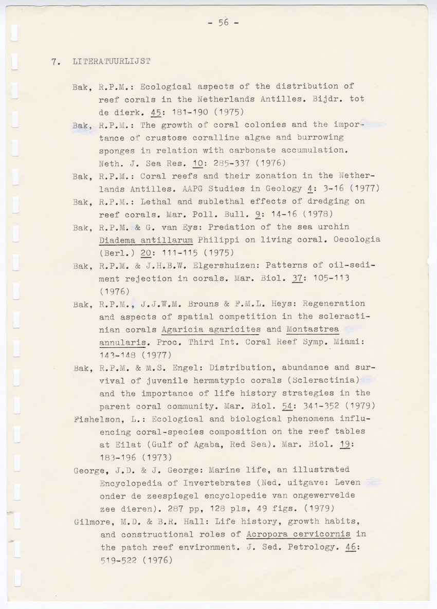 Z  Onderzoek naar de efficientie van de vegetatieve voortplanting van steenkoralen (Scleractinia) - New Page