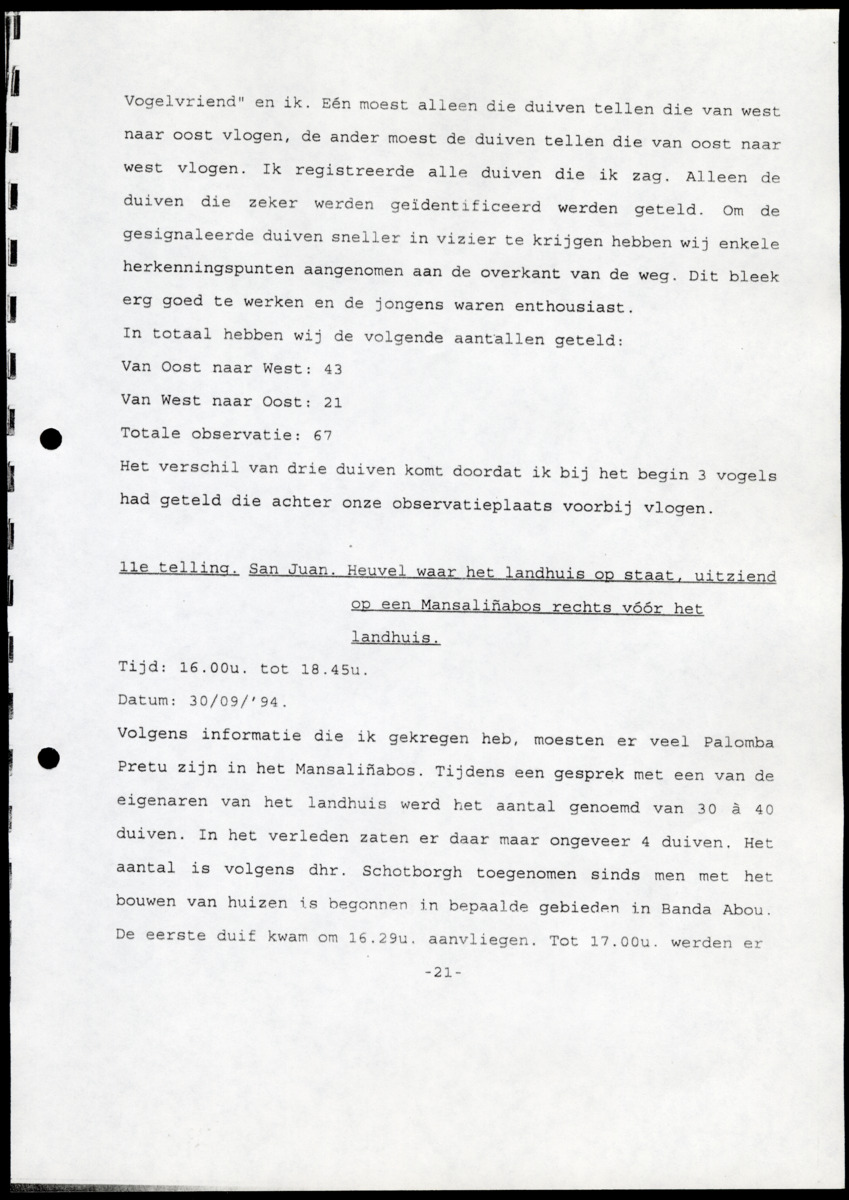 Z  Tellingen van de Palomba Pretu - Columba squamosa - New Page