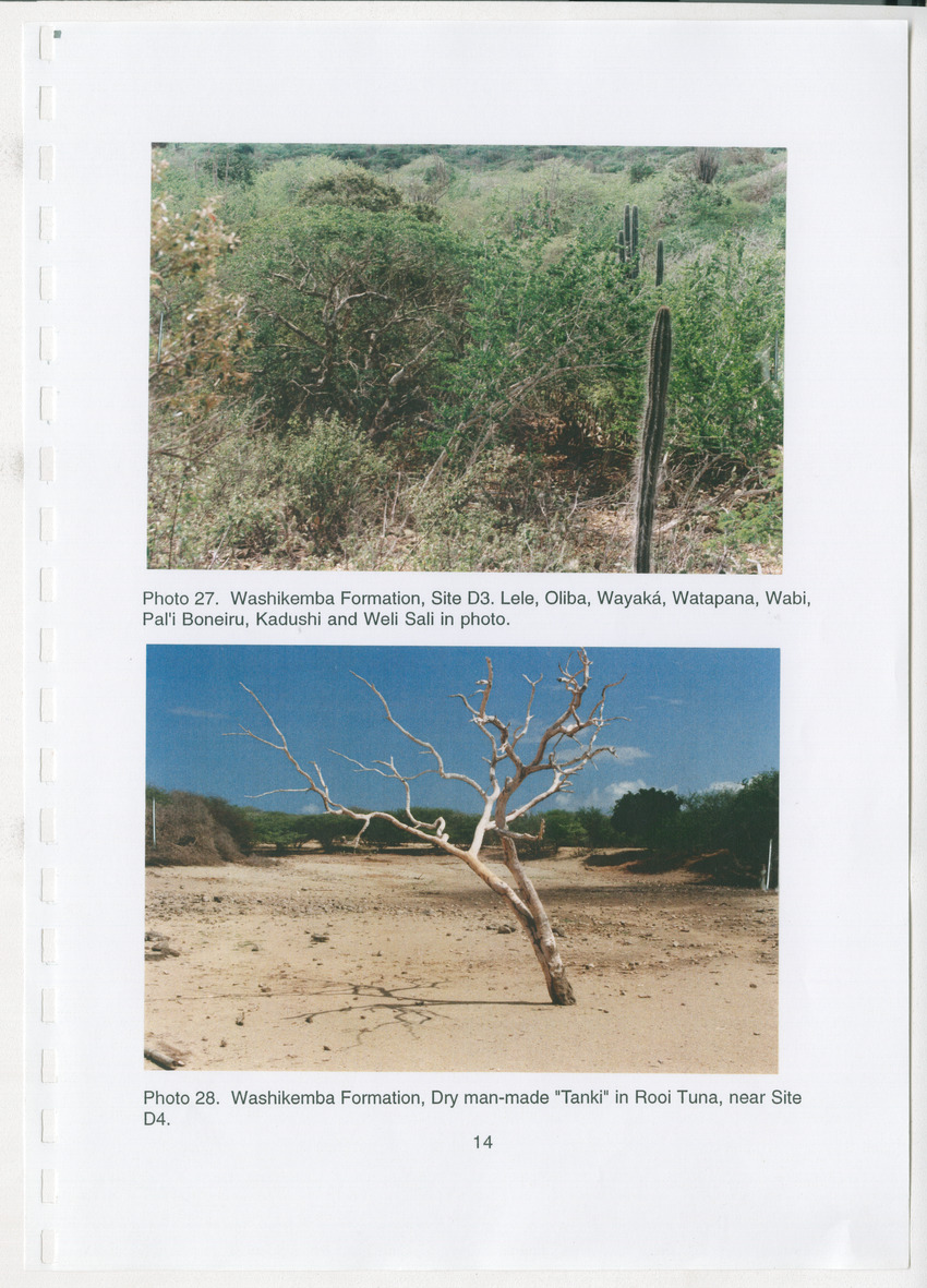 Z Brief Biological Inventory of Bolivia, Bonaire, Netherlands Antilles - New Page