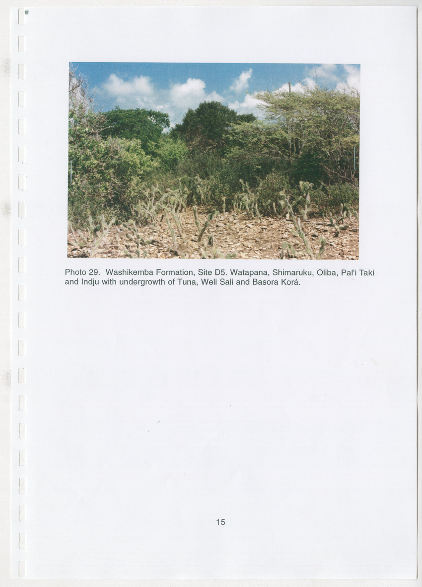 Z Brief Biological Inventory of Bolivia, Bonaire, Netherlands Antilles - New Page