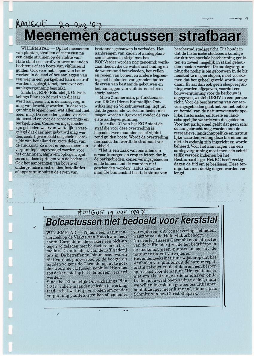 Z Terrassenlandschap van Hato en San Pedro: Inventory report van conserveringswaarden en bibliografie - New Page