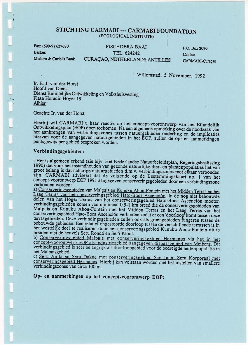 Z Terrassenlandschap van Hato en San Pedro: Inventory report van conserveringswaarden en bibliografie - New Page