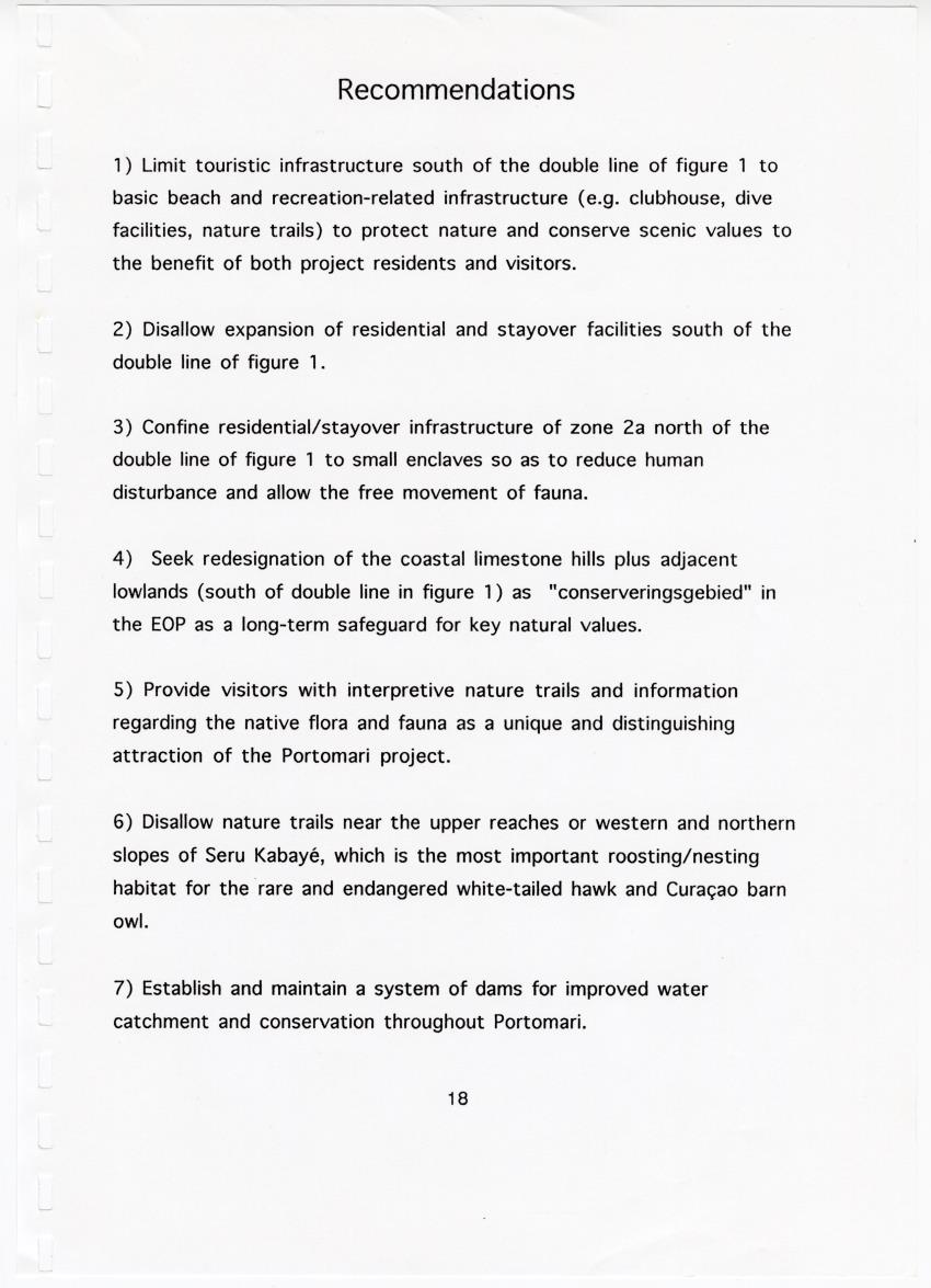 Z Brief Biological Inventory of Portomari Estate, Curacao - New Page