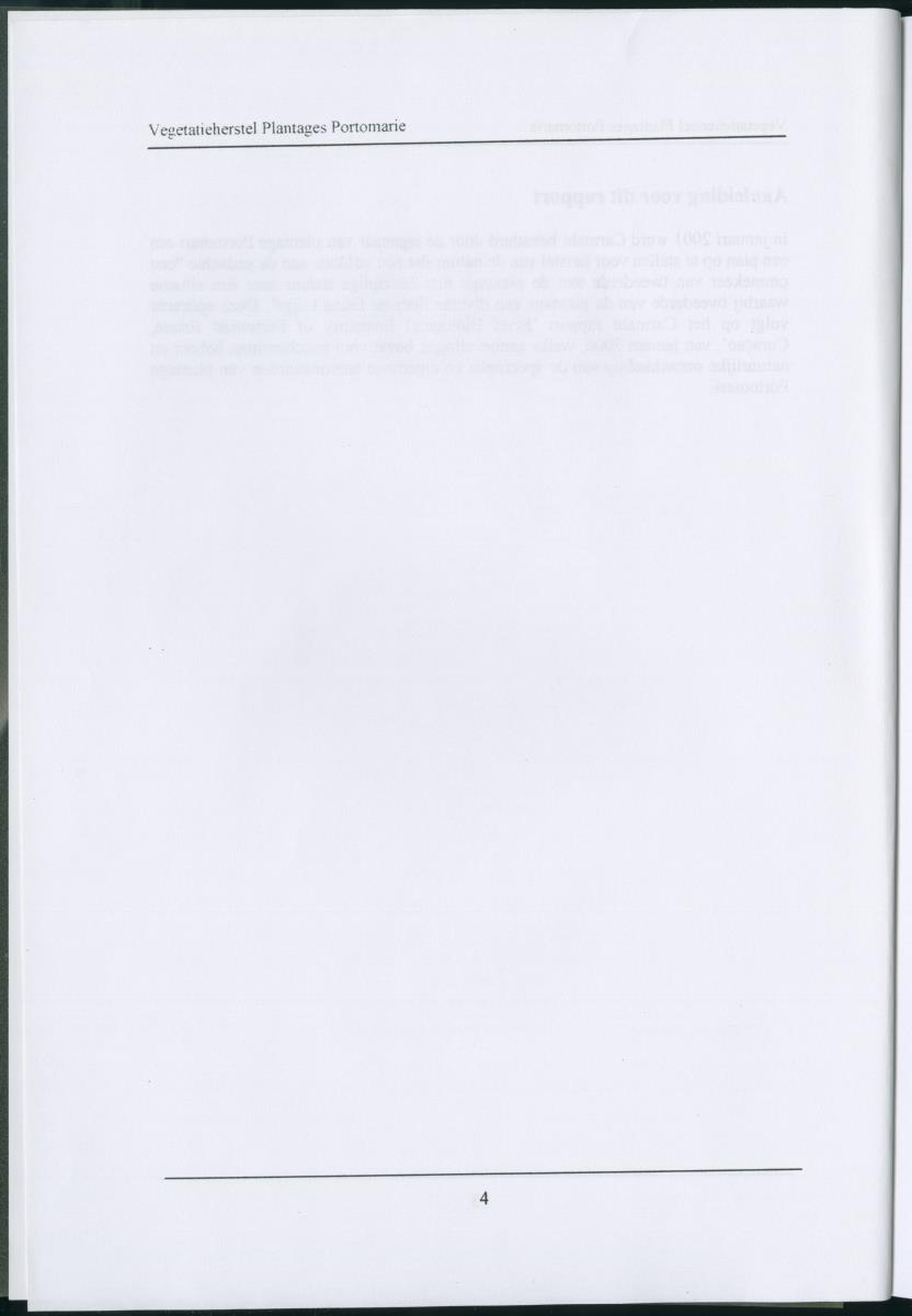 Ecologische ommekeer op basis van vegetatieherstel: plantages Portomari - Page 3