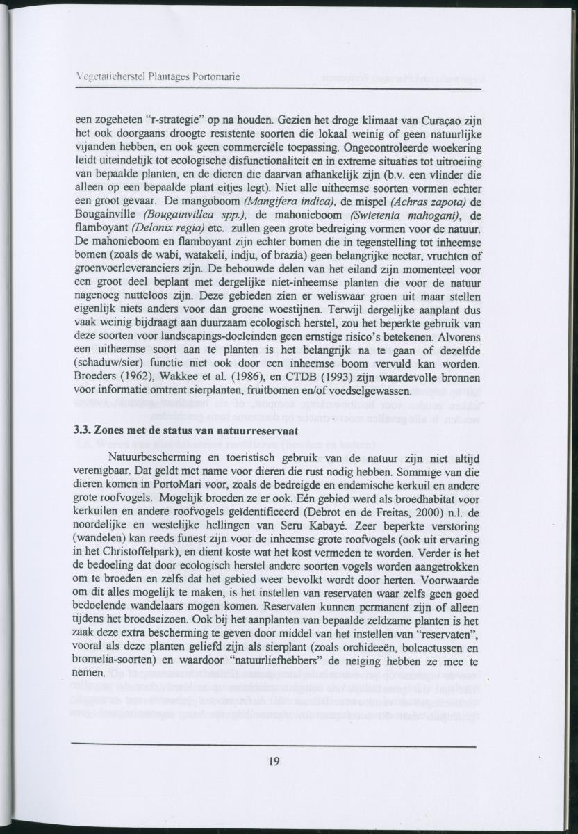 Ecologische ommekeer op basis van vegetatieherstel: plantages Portomari - Page 18