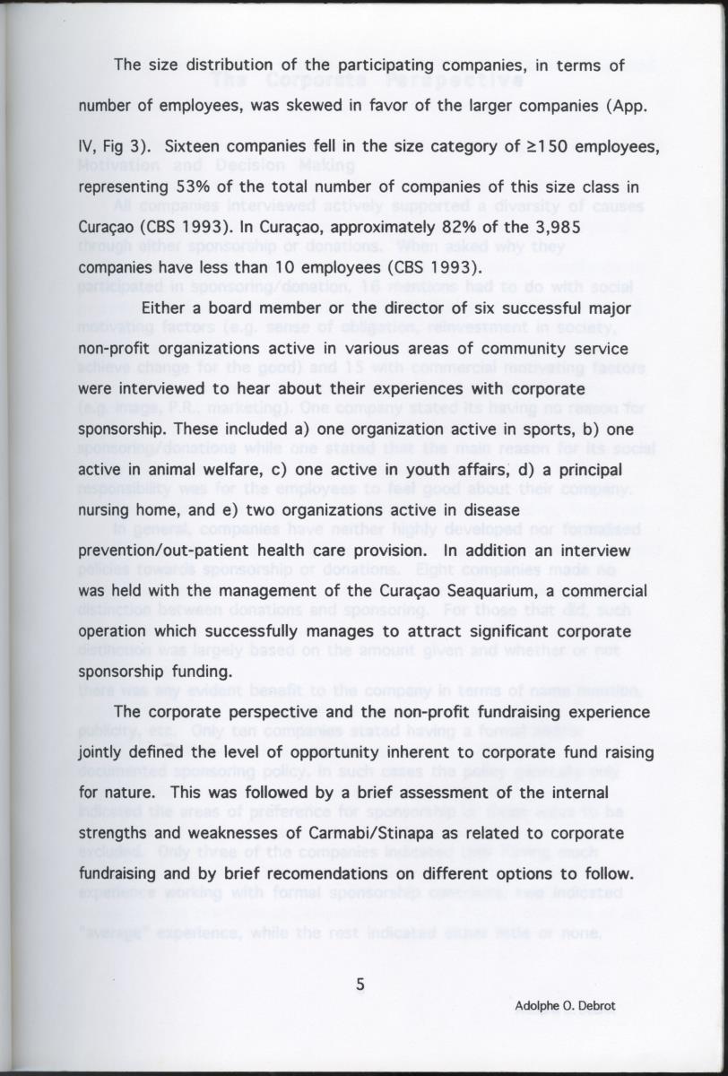 Z  Possibilities for Corporate Sponsoring of Nature Projects for the Carmabi/Stinapa Foundation, Curacao - New Page