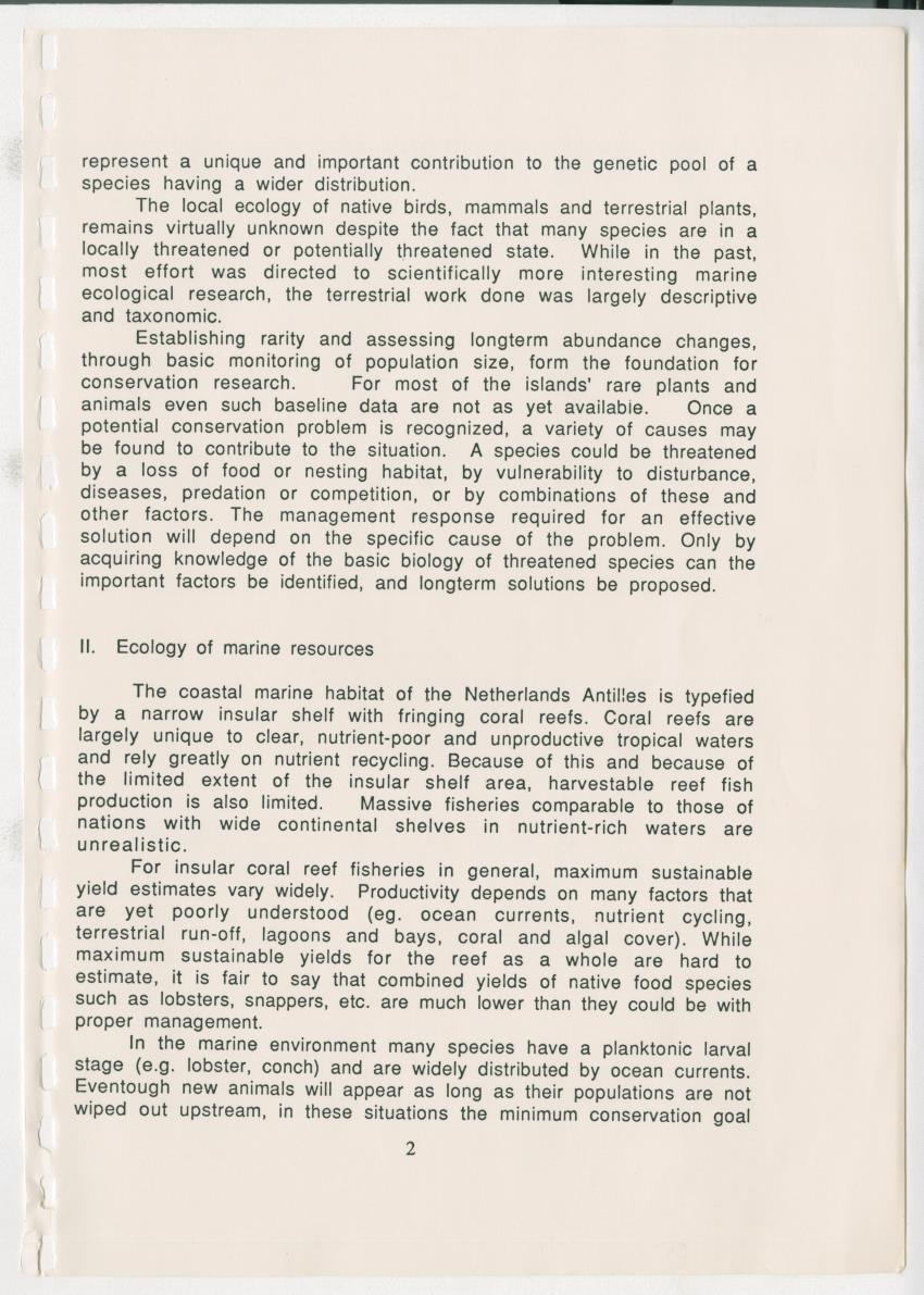 Z Research at the Carmabi Foundation - New Page